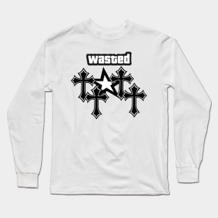 wasted. west cost Long Sleeve T-Shirt